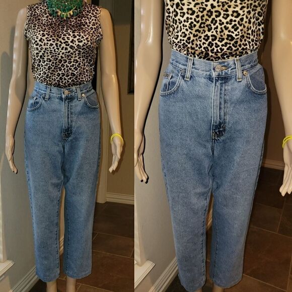 Calvin Klein Jeans High Rise Mom Jean Double Stone Wash - Picture 11 of 16